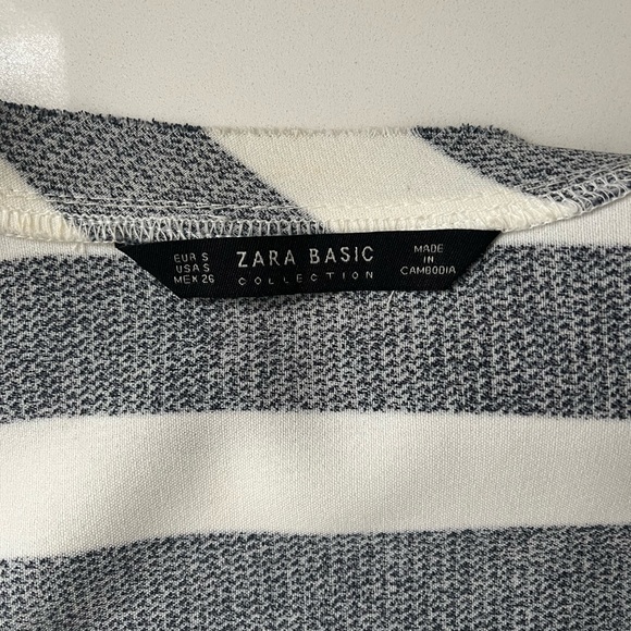 Zara Nautical Navy Striped Top | Small - Picture 14 of 14